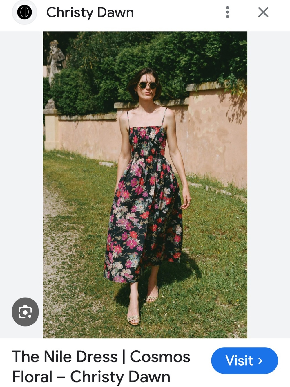ISO Christy Dawn Nile dress size S in this print